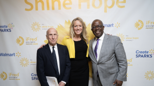 Dr. Belfer, Goetzke, and Dr. Barksdale, working to get an International Day of Hope at the UN