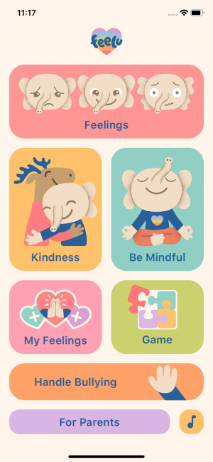 Feelu can improve children’s mental health.