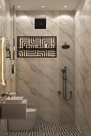 BACK BATH interior in gurgaon