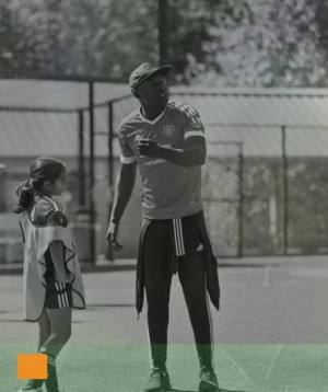 Instructing a girl by Gabriel Kalembo