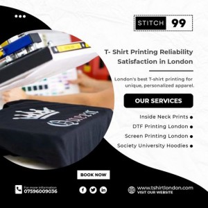 custom T shirts printed in London