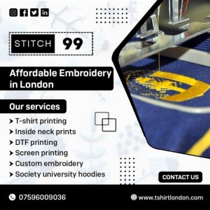 Embroidery services London