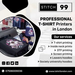 T shirt printing in London