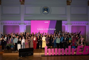 David Yap and Carol Yap at the HundrED Summit, Helsinki.