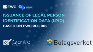 Bolagsverket and iGrant.io trials industry first Legal Person Identifier as verifiable credential