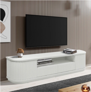 Entertainment TV Unit White