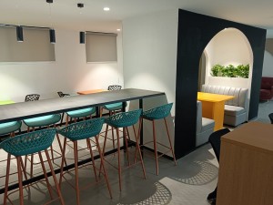 CHintamani Plaza office space reception area