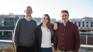 PublishDrive Founders (left to right); Ádám Rendes, Kinga Jentetics, Robert Csizmár