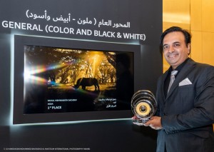 Rahul Sachdev with award