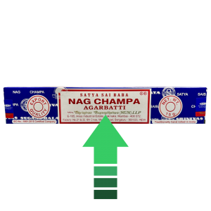 authentic Satya Sai Baba Nag Champa Front of Box