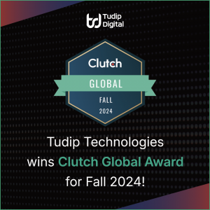 Tudip Technologies wins  Clutch Global Leader for  Fall 2024! 
