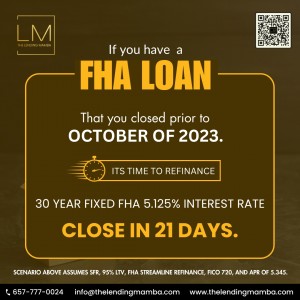 fha loan refinancing Lending mamba