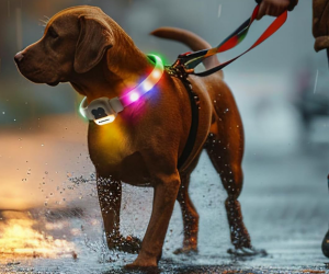 LED dog collar for Night Walks