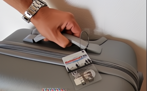 luggage tag suitcase