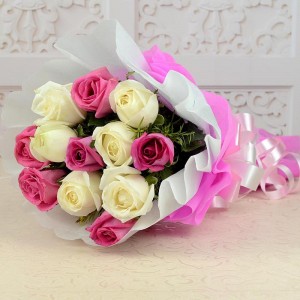 pretty pink roses bunch from OyeGifts