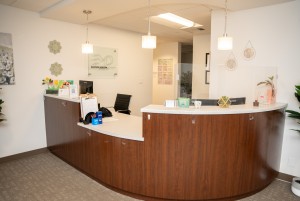 Reception area at Eastside Modern Dentistry Issaquah