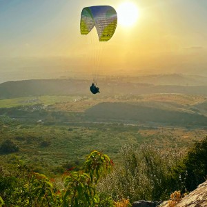 Beautiful Paragliding flight with San Diego Paragliding School