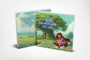 book standing up front and back