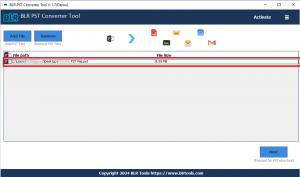 BLR PST Converter Software - Convert PST Files into 50+ Formats