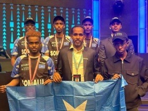 E Somali Sports Players and the President