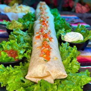 A 3ft burrito from Rodrigo