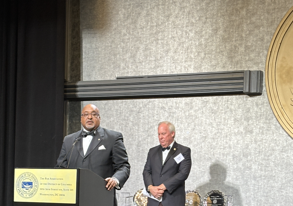 BADC president Rawle Andrews Jr Esq presided over the event
