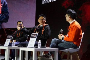 COMEUP 2024 Keynote From left Wa ed Ventures Investment Manager Qamar Aftab Rebellions CEOSunghyun P