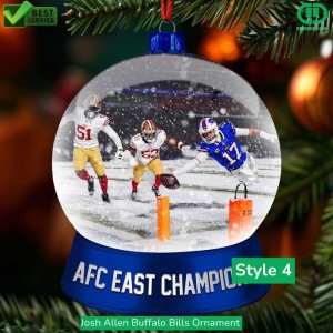 Josh Allen Buffalo Bills Ornament 4