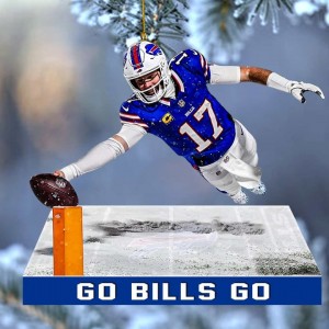 Josh Allen Christmas Ornament 