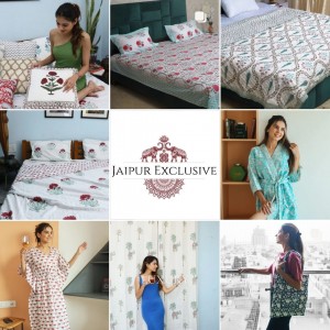 Jaipur Exclusive - The best brand for handblock printed home decor