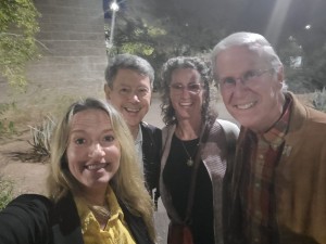 Kathryn Goetzke with Rick Hanson Ph D Lauren Sunshine and Gard Jameson