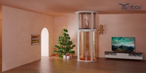 Smart home lifts: Perfect for festive elegance and comfort.