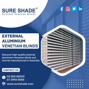 External Aluminium Venetian blinds