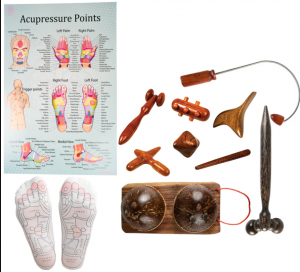 Versatile Wooden Manual Massage Tool Sets