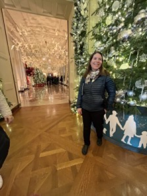 Amanda Cave Jackson at the White House