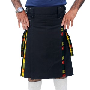 Macleod of Lewis and Black Hybrid Kilt