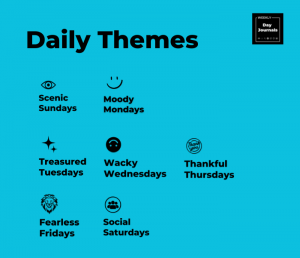 Weekly Day Journals shadow and light COLLECTION