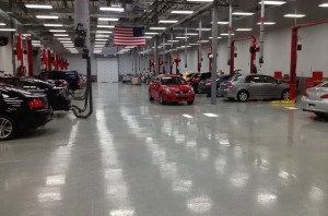 showroom commercial epoxy flooring Melbourne