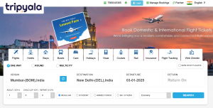 Tripyala Travel Website India