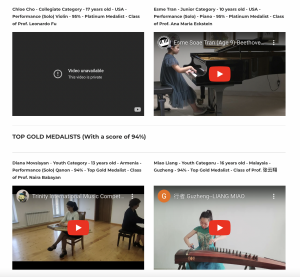 Trinity International Music Competition 2024 Winners