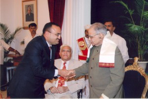 Dr. Dilip Surana WITH GOVERNER