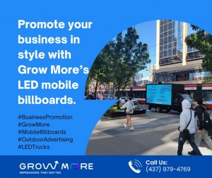 Promote your business in style with Grow More s LED mobile billboards