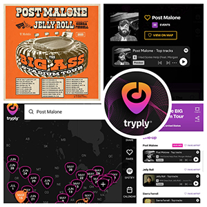 Post Malone Tour - forget long lists; explore on the interactive map, listen, and buy tickets