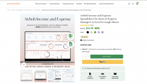 Airbnb Income and Expense Spreadsheet