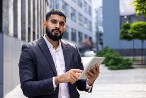 Hamid Poorsafar focused on his work