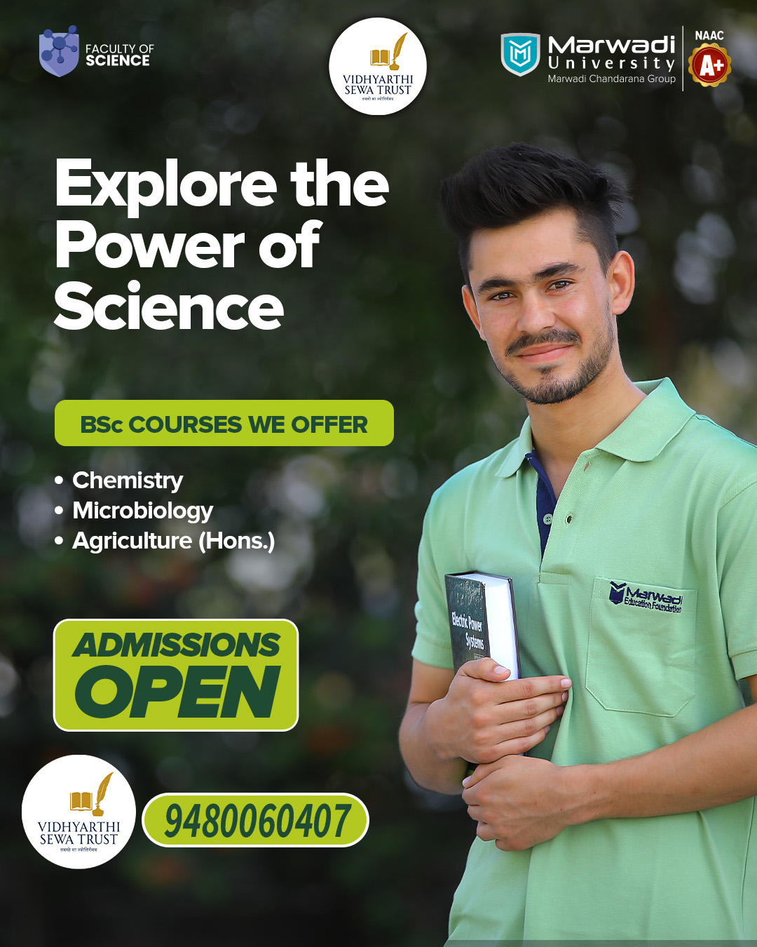 Vidhyarthi Sewa Trust Marwadi University Admissions