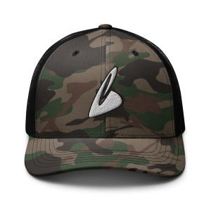 camouflage trucker hat camo black front 67906476deb12