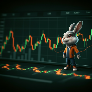 Dash the daring rabbit in the charts