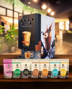 Chai Hai 4 Flavour Machine with Tweak Chai Premix