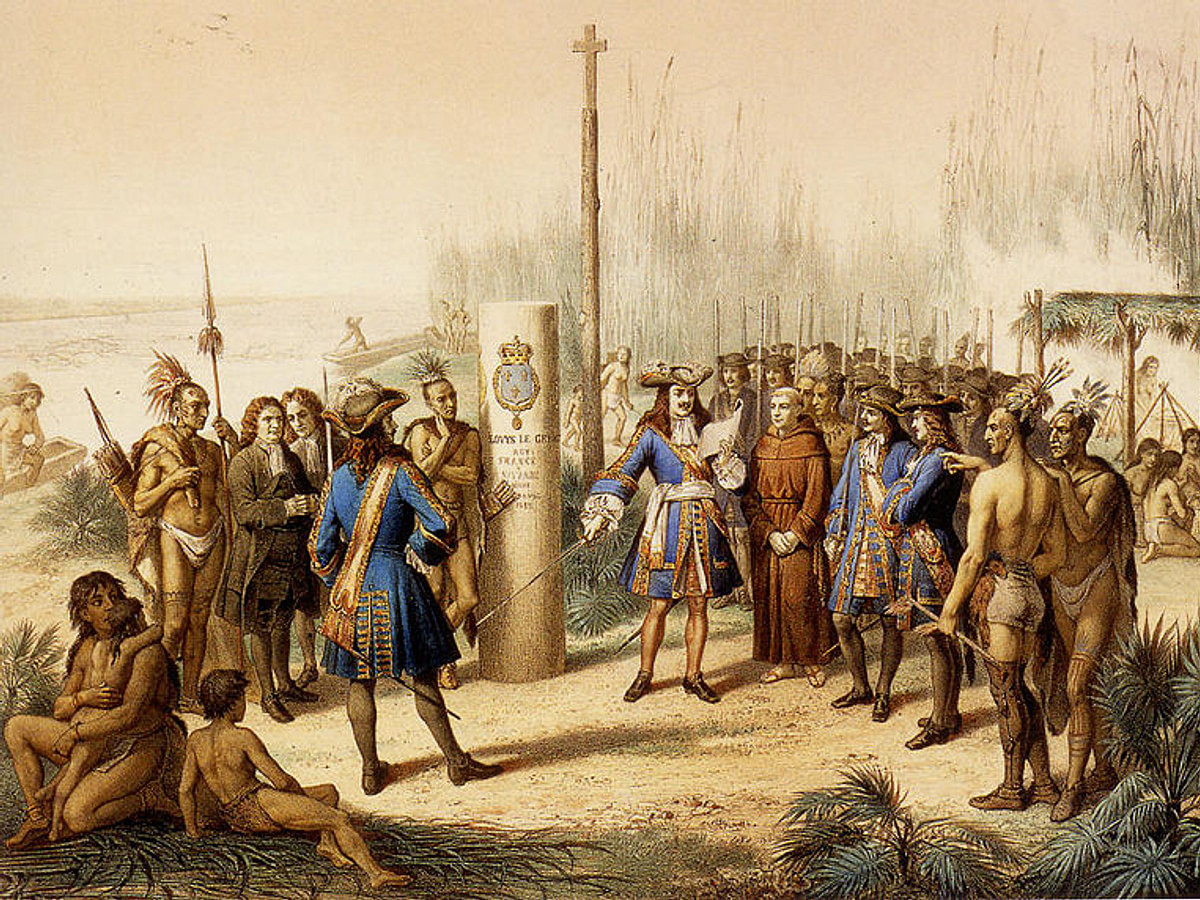 Rene Robert Cavelier Sieur de La Salle establishes the La Louisiane colony Rene Robert Cavelier Sieur de La Salle establishes the La Louisiane colony